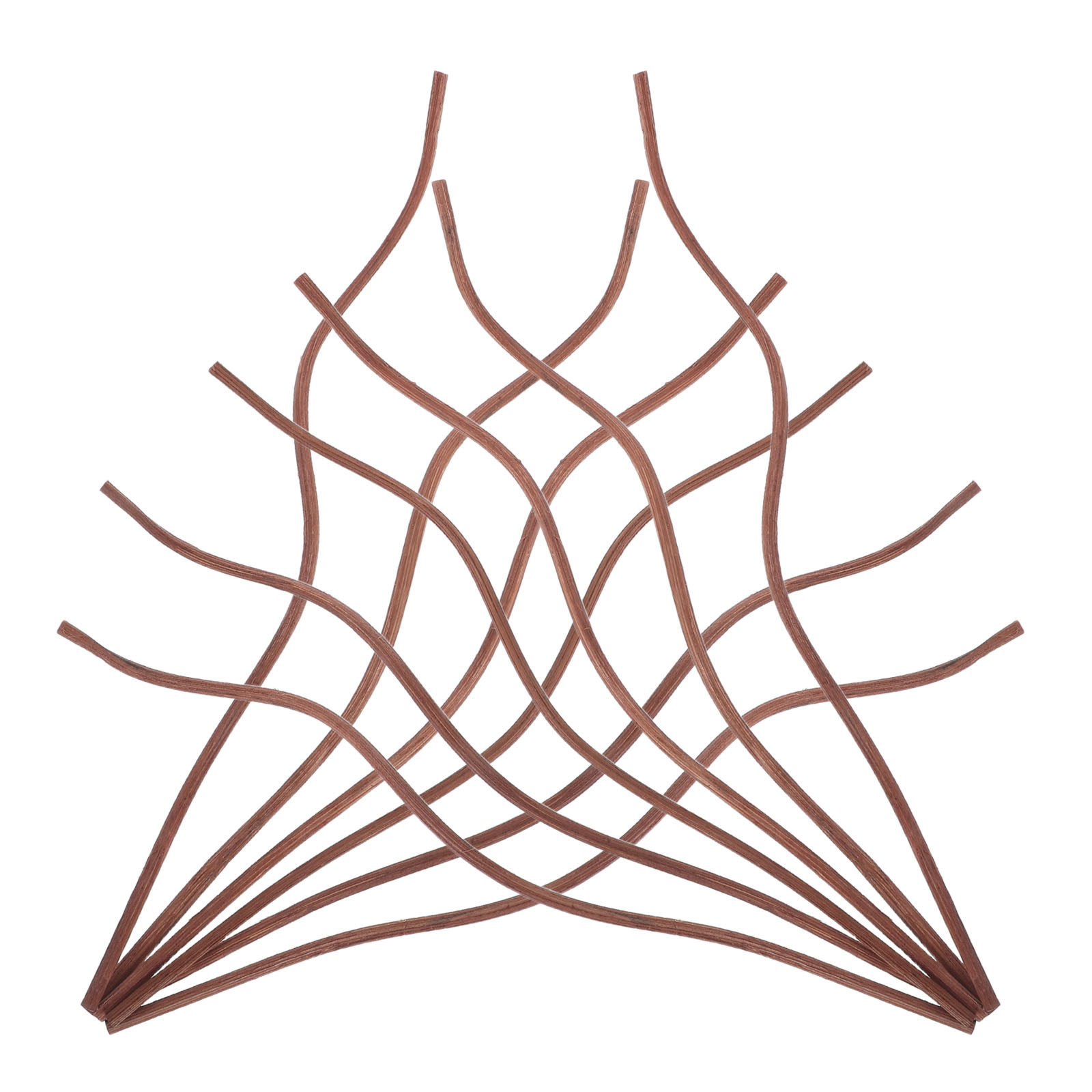 Home Fragrance Refill - 50Pcs Wavy Rattan Reed Diffuser Sticks