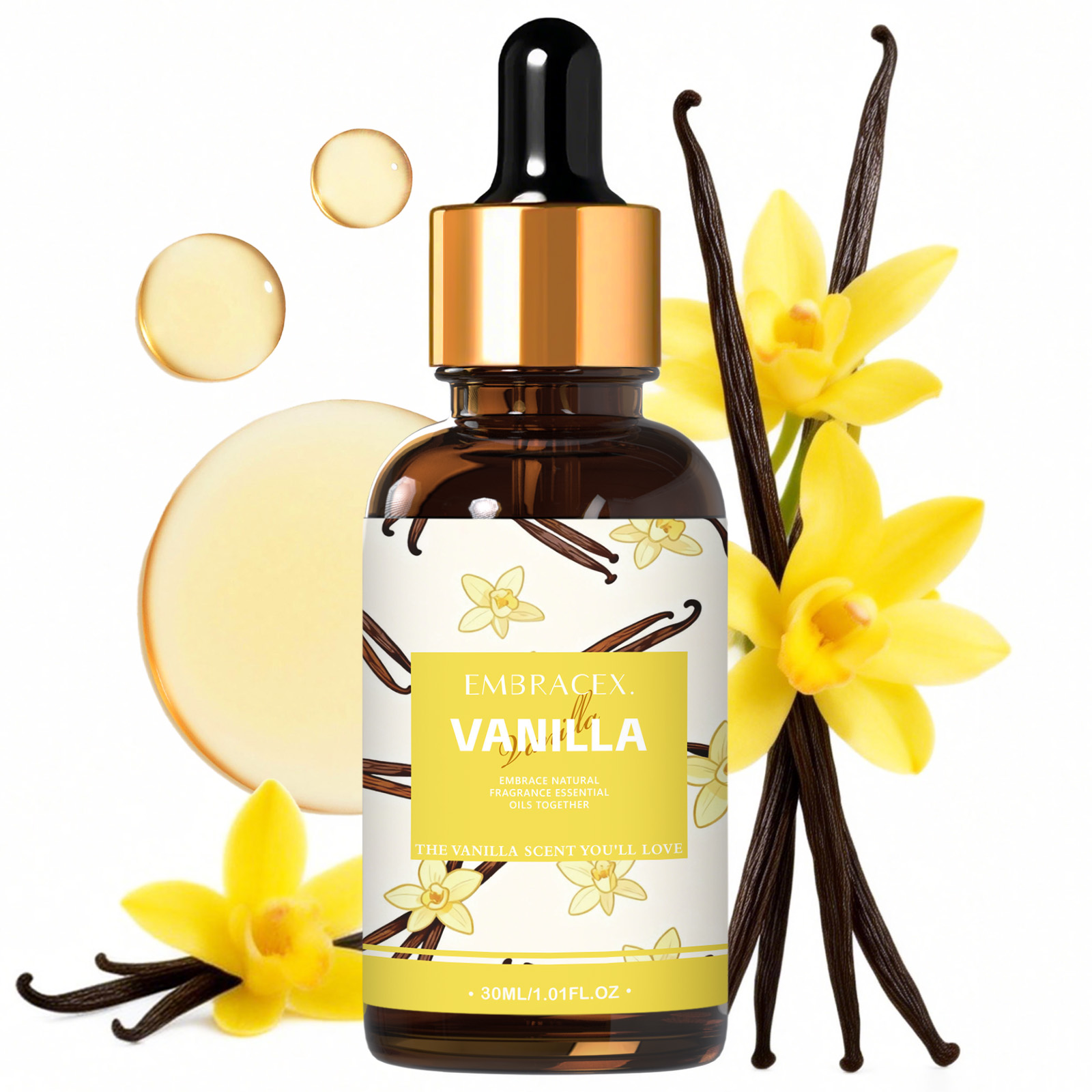 Home Fragrance Oils - 30ml Vanilla Fragrance Oils For Diffusers