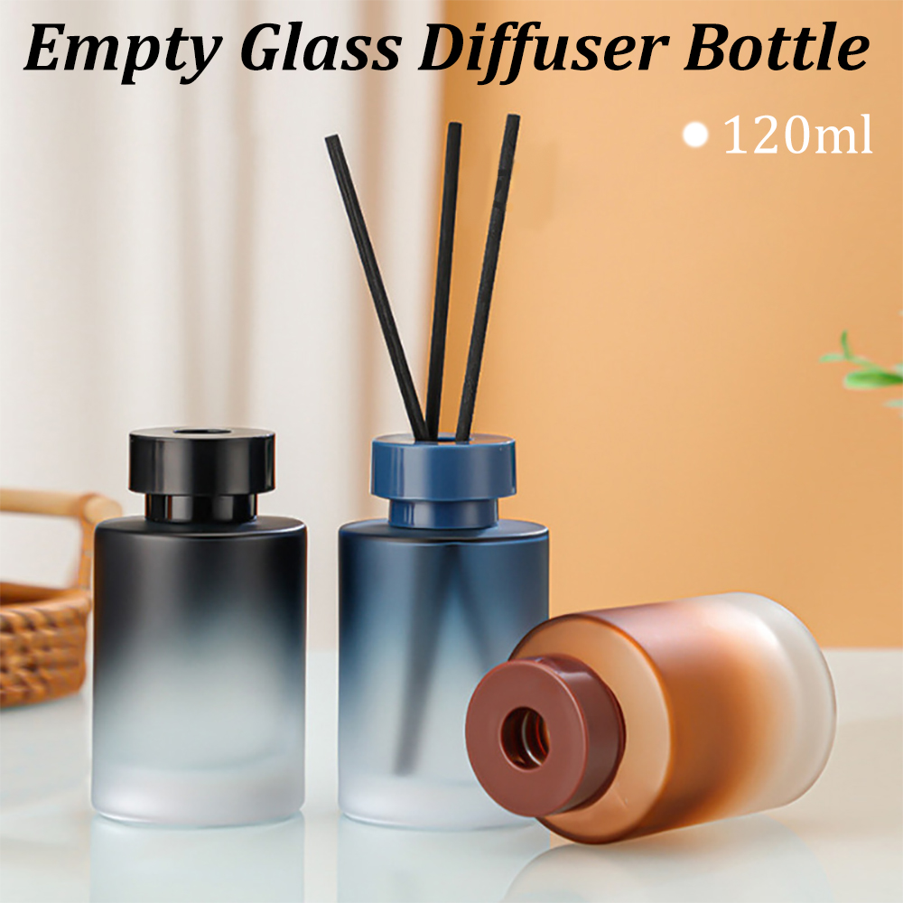 Home Fragrance Refill - 120ML Empty Glass Diffuser Bottle Refillable