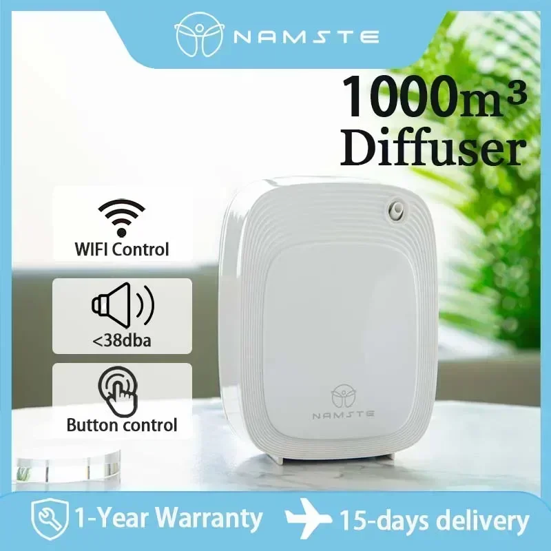 Home Fragrance Oil Diffuser - Namste 1000m³ Aroma Diffuser Machine 200ML