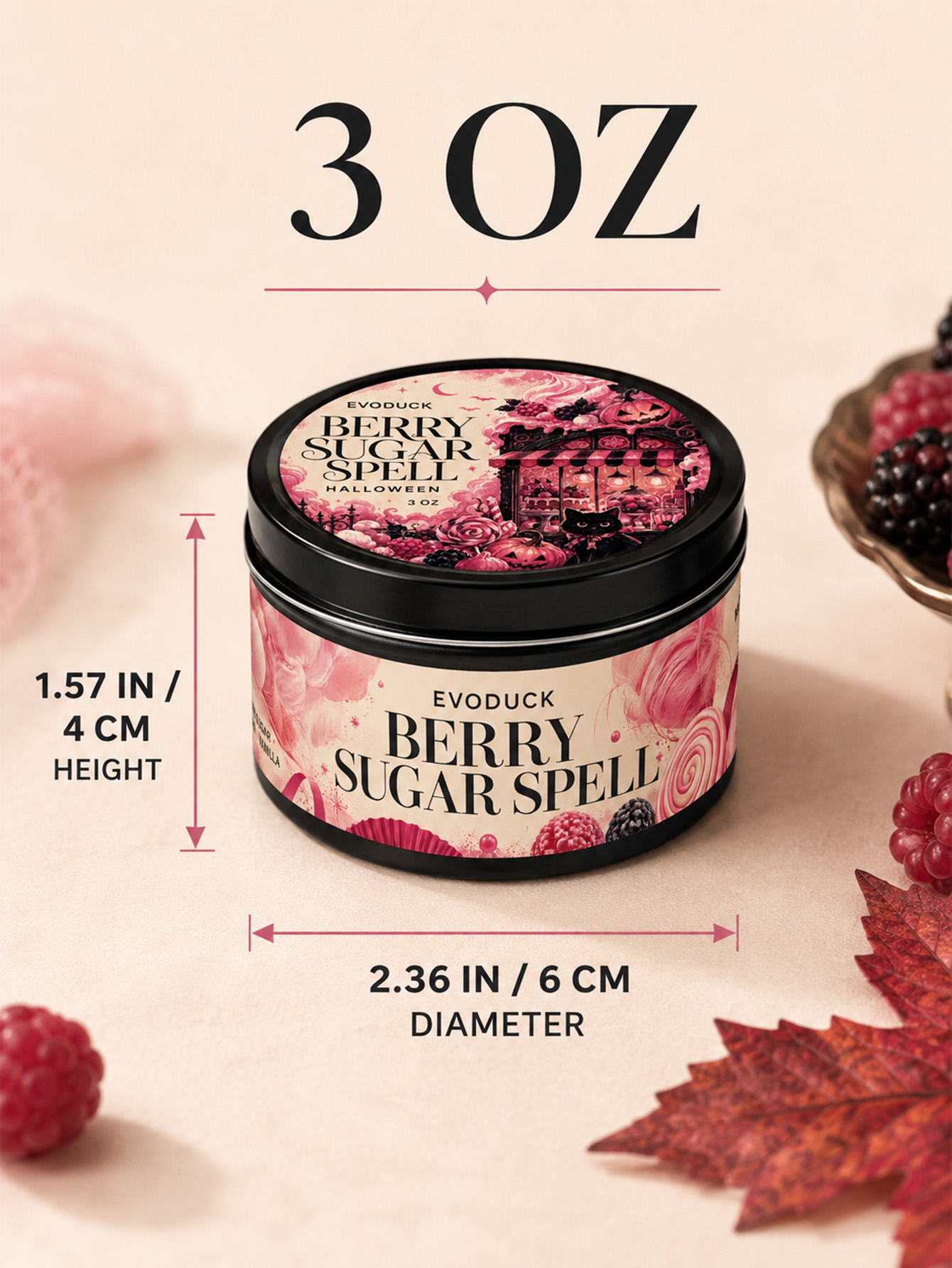 Berry Sugar Spell Scented Cand - Home Fragrance Gift Set review and price