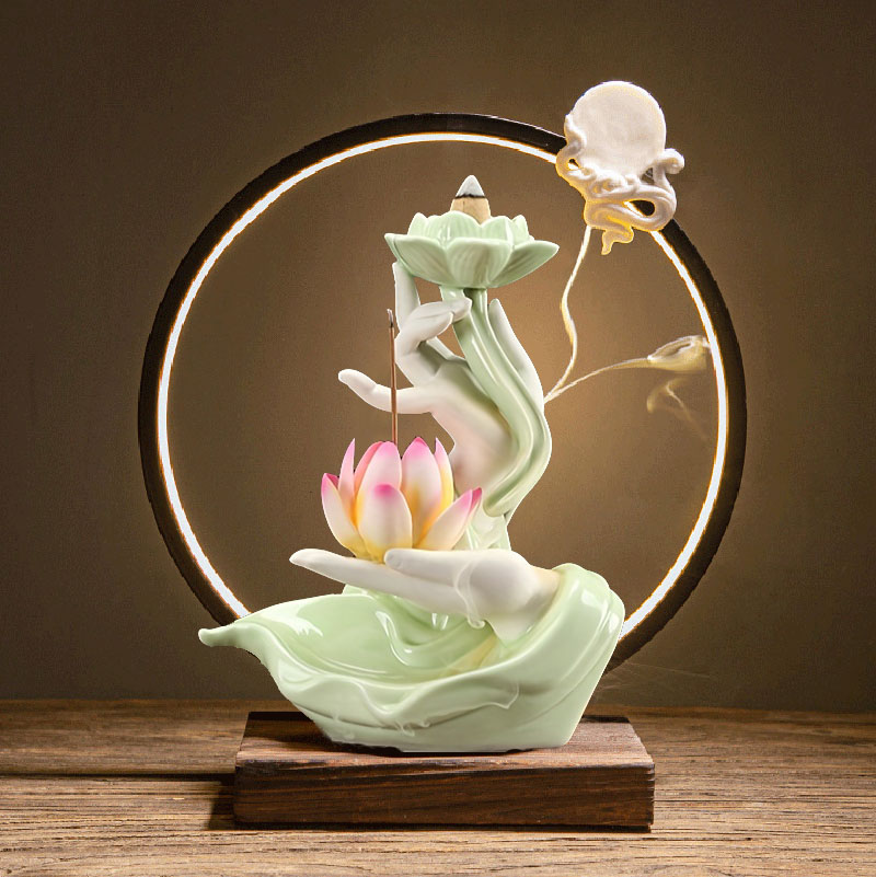 Ceramic Purple Sand Backflow I - Home Fragrance Zen review and price