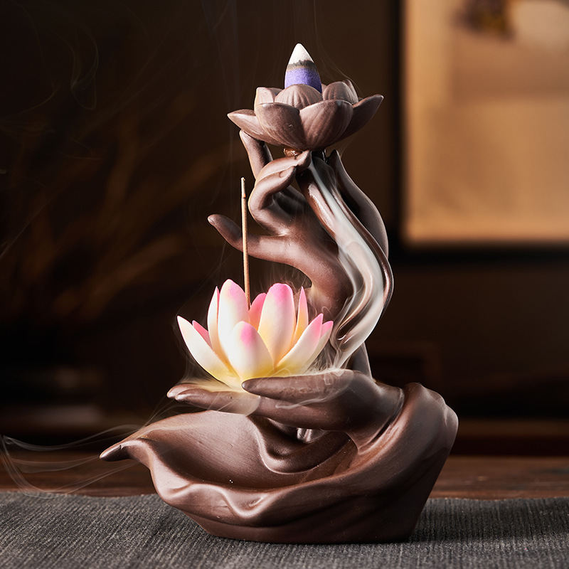Ceramic Purple Sand Backflow I - Home Fragrance Zen review and price