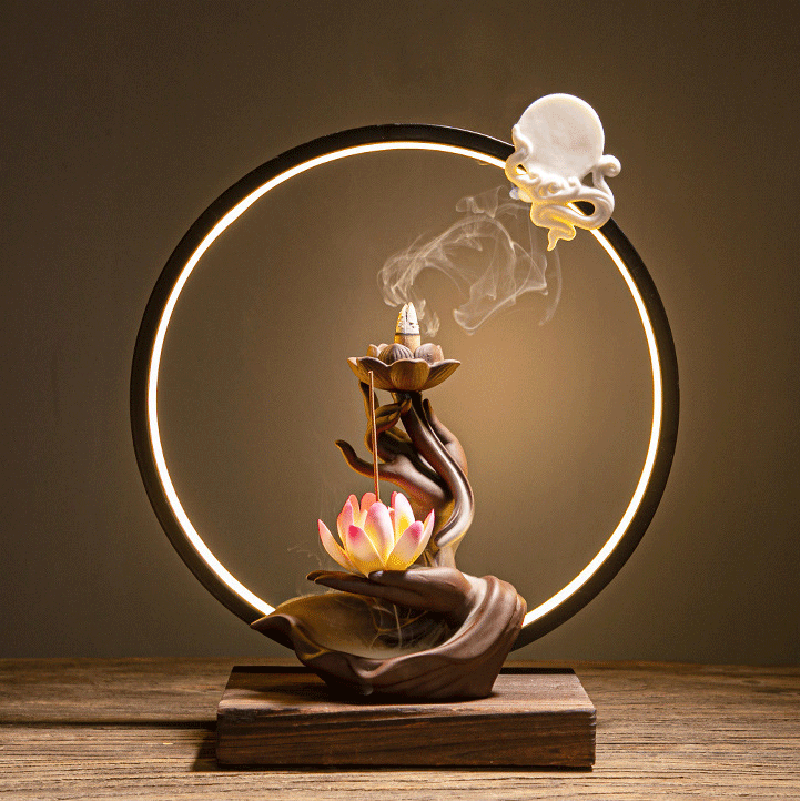 Ceramic Purple Sand Backflow I - Home Fragrance Zen review and price