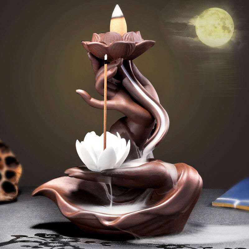 Ceramic Purple Sand Backflow I - Home Fragrance Zen review and price