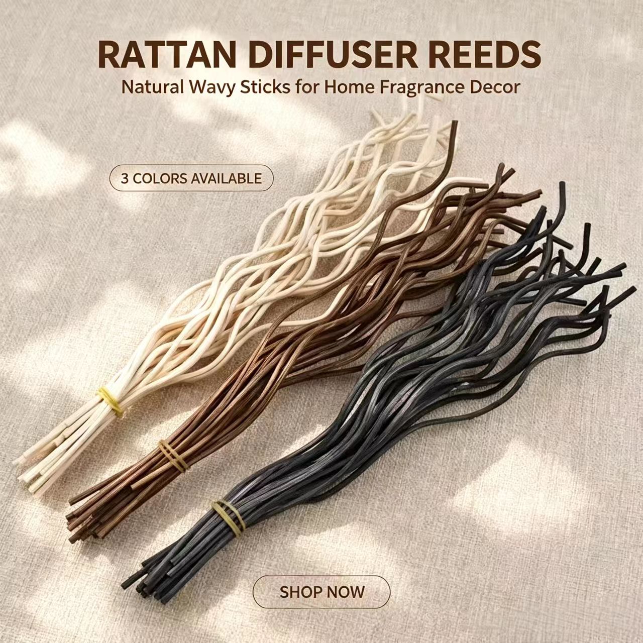 20Pcs Long Wavy Rattan Reed Di - Home Fragrance Refill review and price