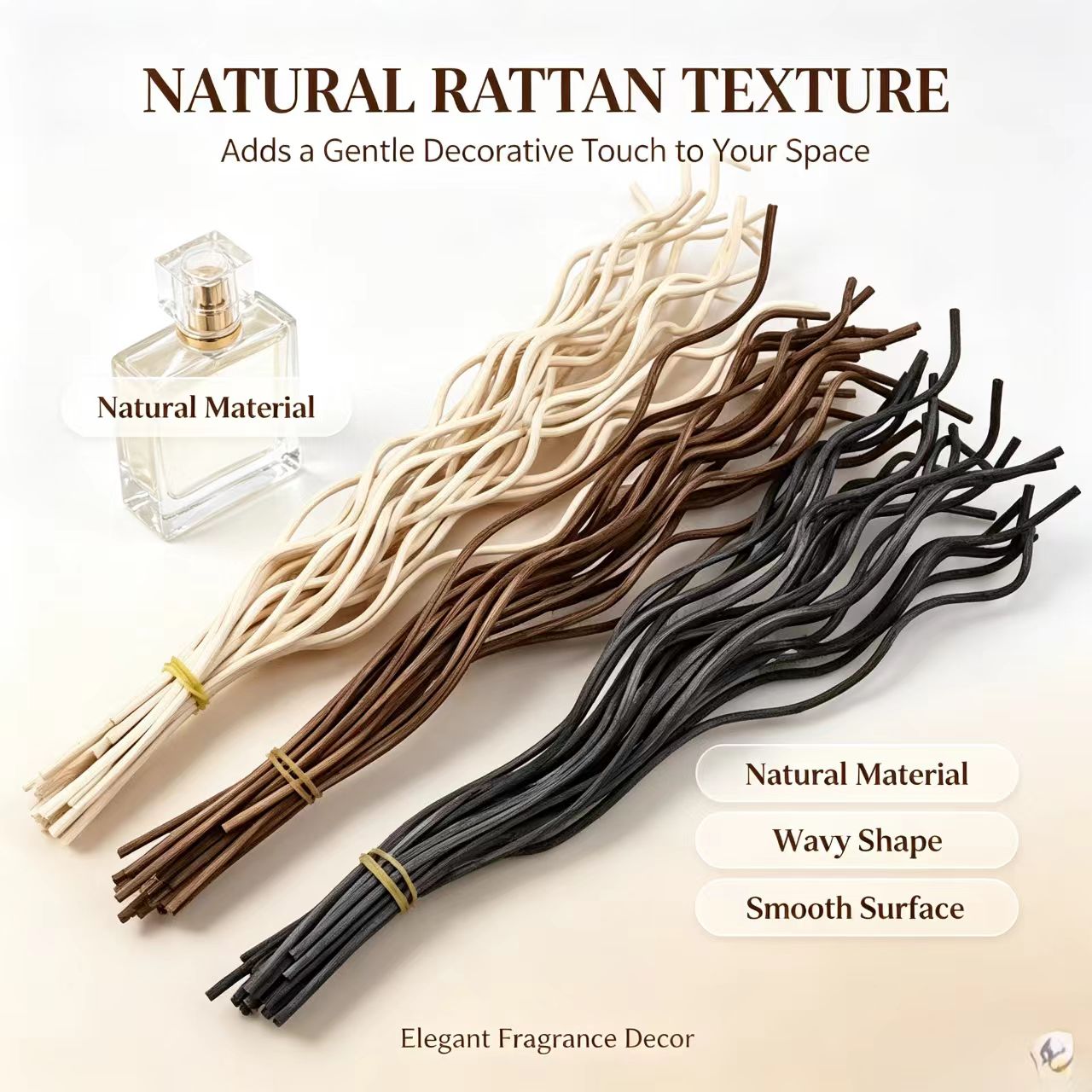 20Pcs Long Wavy Rattan Reed Di - Home Fragrance Refill review and price