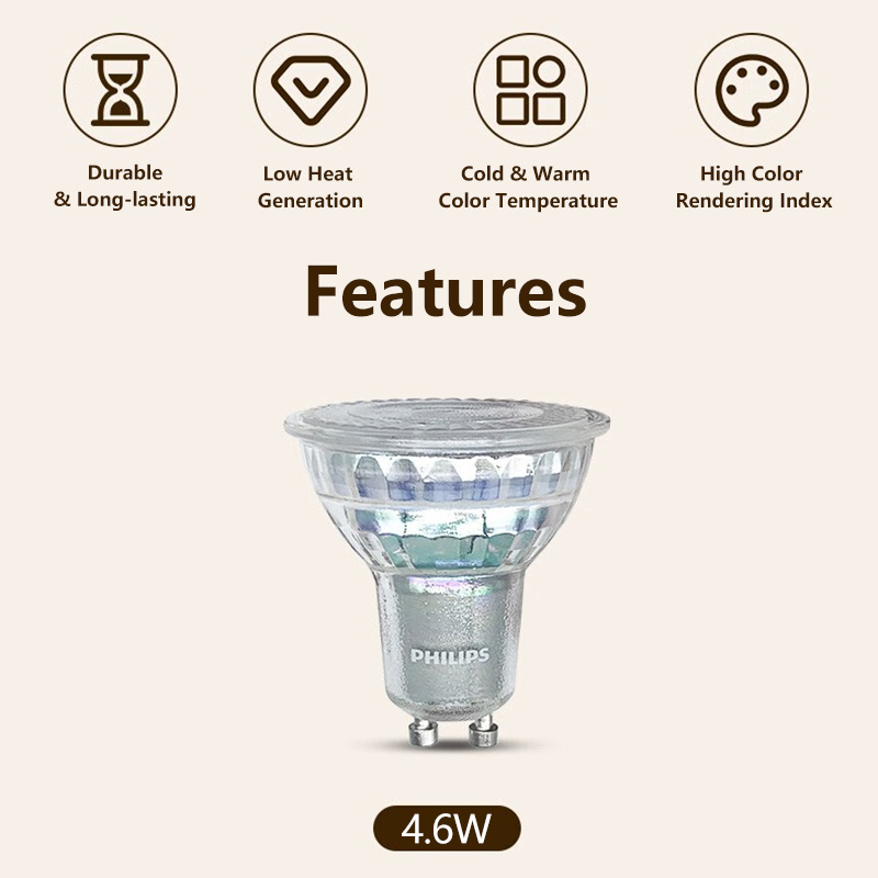 Philips LED GU10 PAR16 Essenti - Philips Bulb Led Classic review and price