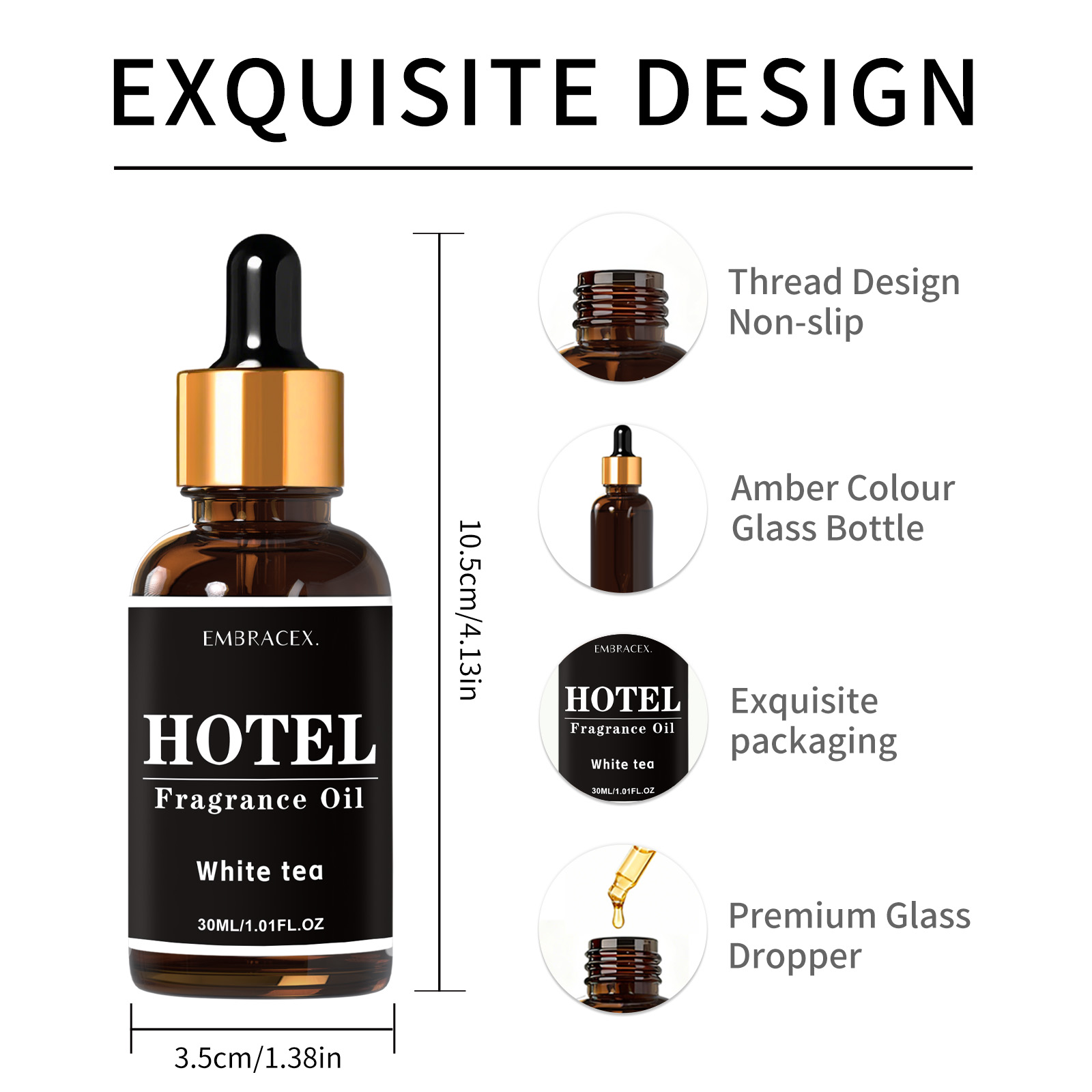 30ml Hotel White Tea Fragrance - Reed Diffuser Set review and price