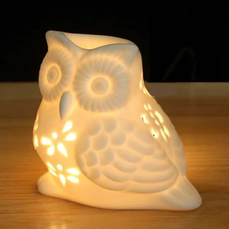 Porcelain Hollow Owl Aromather - Home Fragrance Lamp review and price