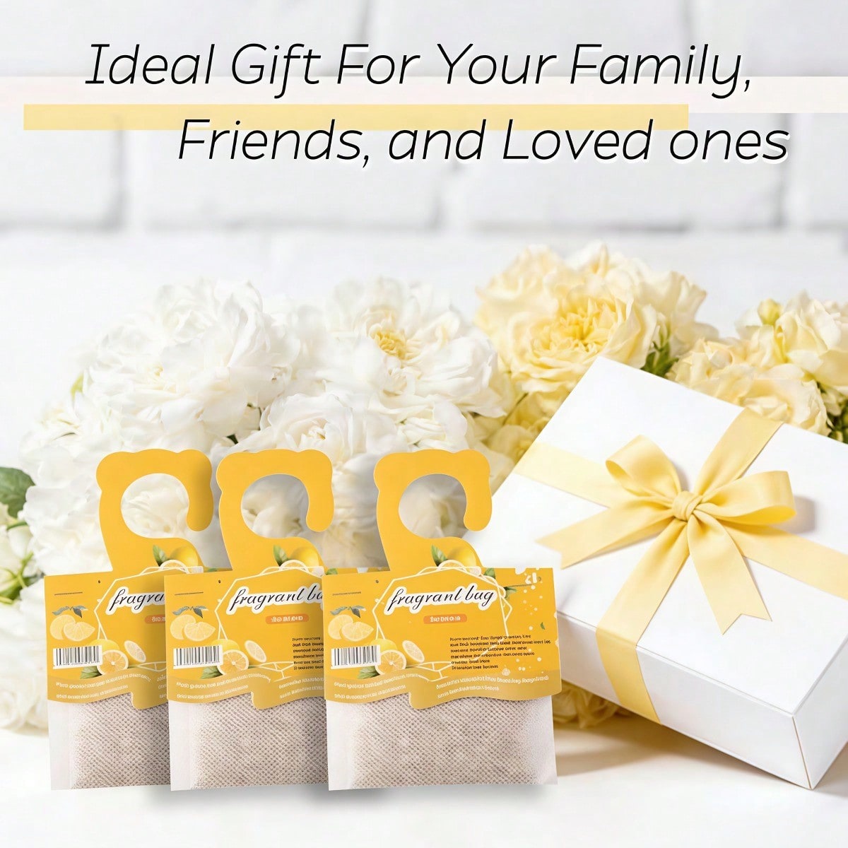 Hanging Lemon Scented Sachets, - Home Fragrance Flowers review and price