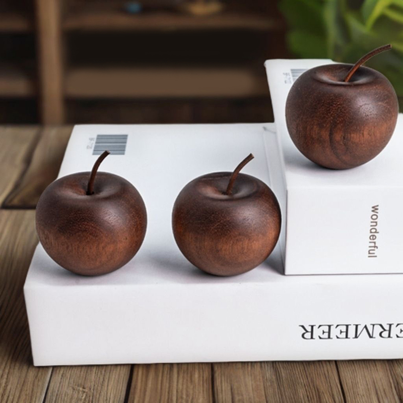 3/1Pcs Wooden Apple Shaped Ess - Home Fragrance No 3 review and price