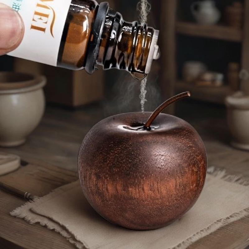3/1Pcs Wooden Apple Shaped Ess - Home Fragrance No 3 review and price