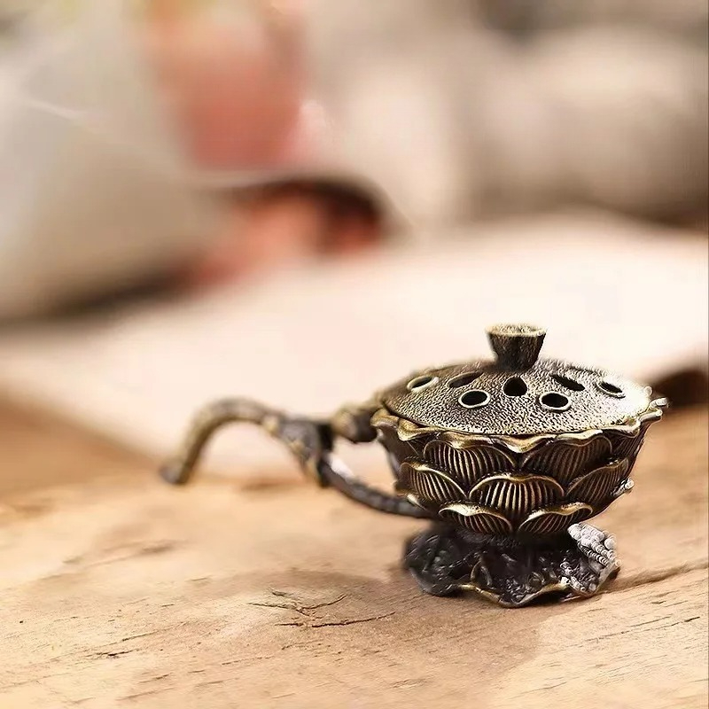 Alloy Lotus Hand Incense Burne - Home Fragrance Zen review and price