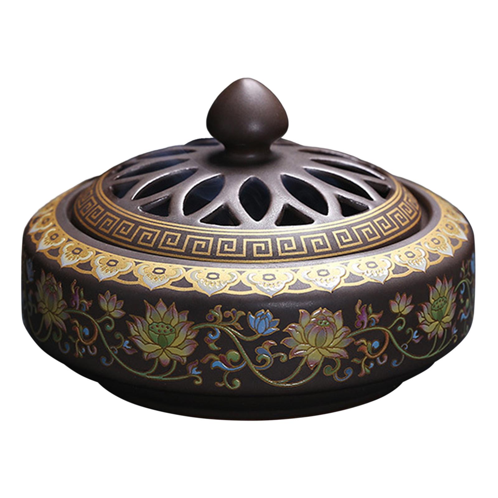 Ceramic Burner Flower Pattern  - Home Fragrance Zen review and price