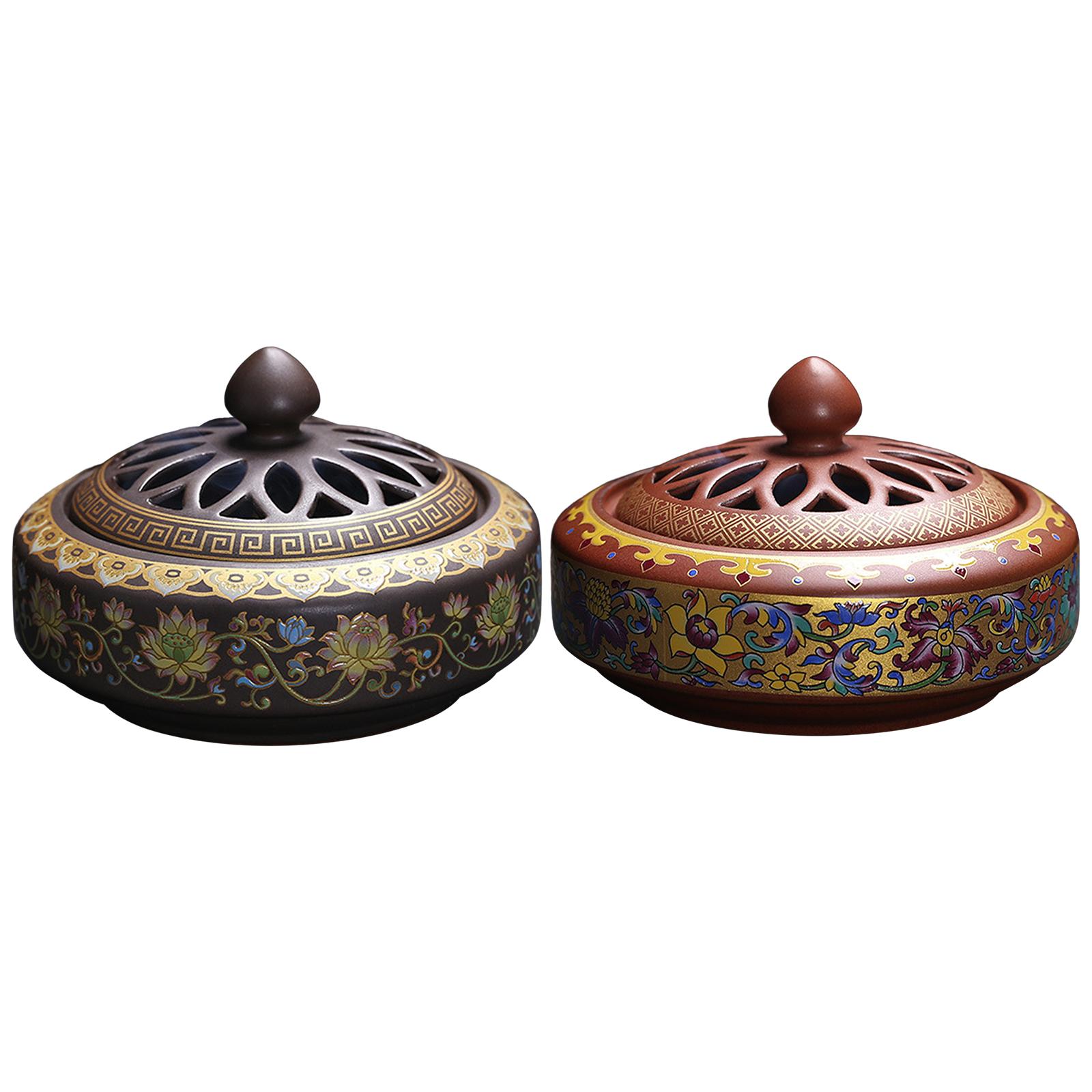 Ceramic Burner Flower Pattern  - Home Fragrance Zen review and price