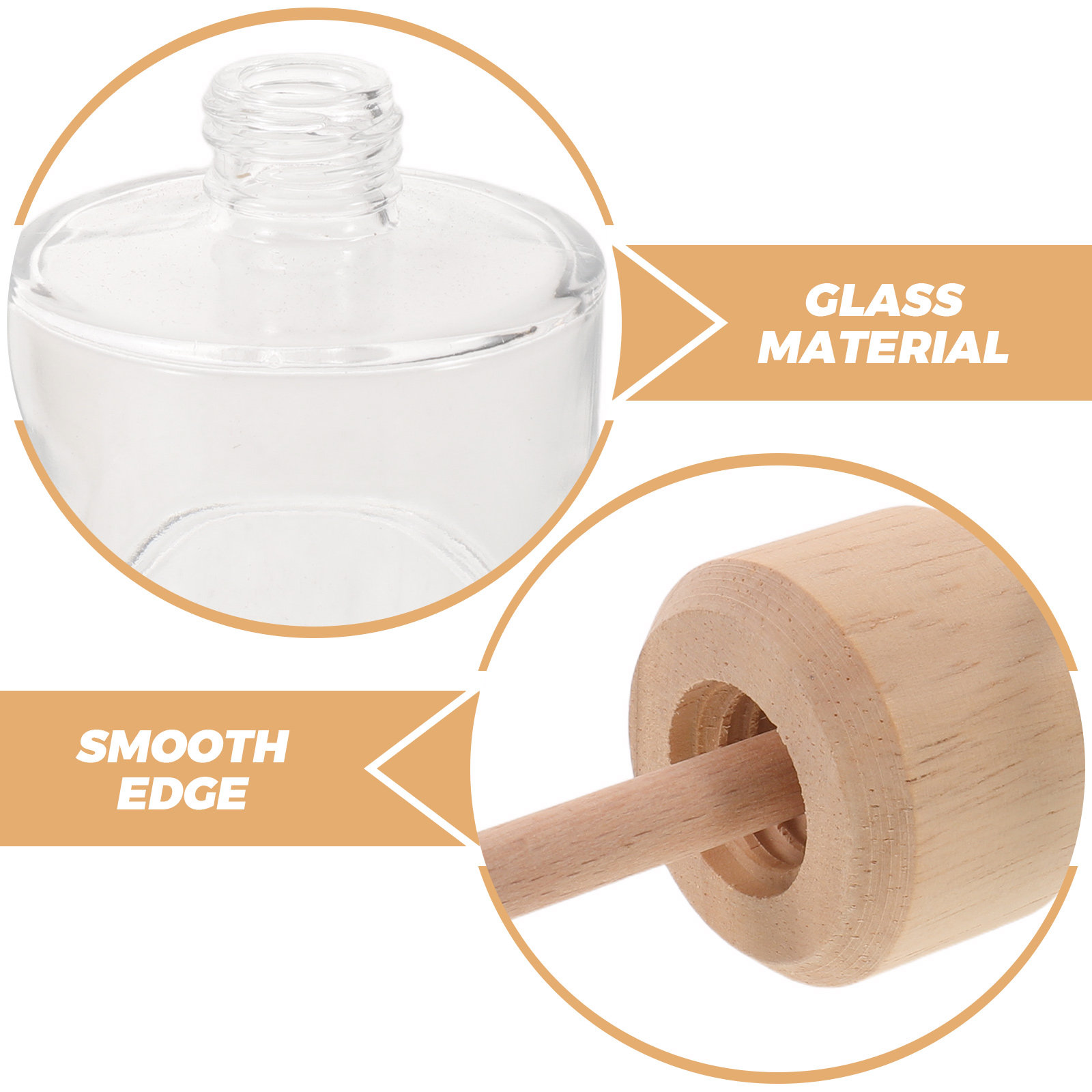 2Pcs Clear Glass Reed Diffuser - Home Fragrance Oils review and price