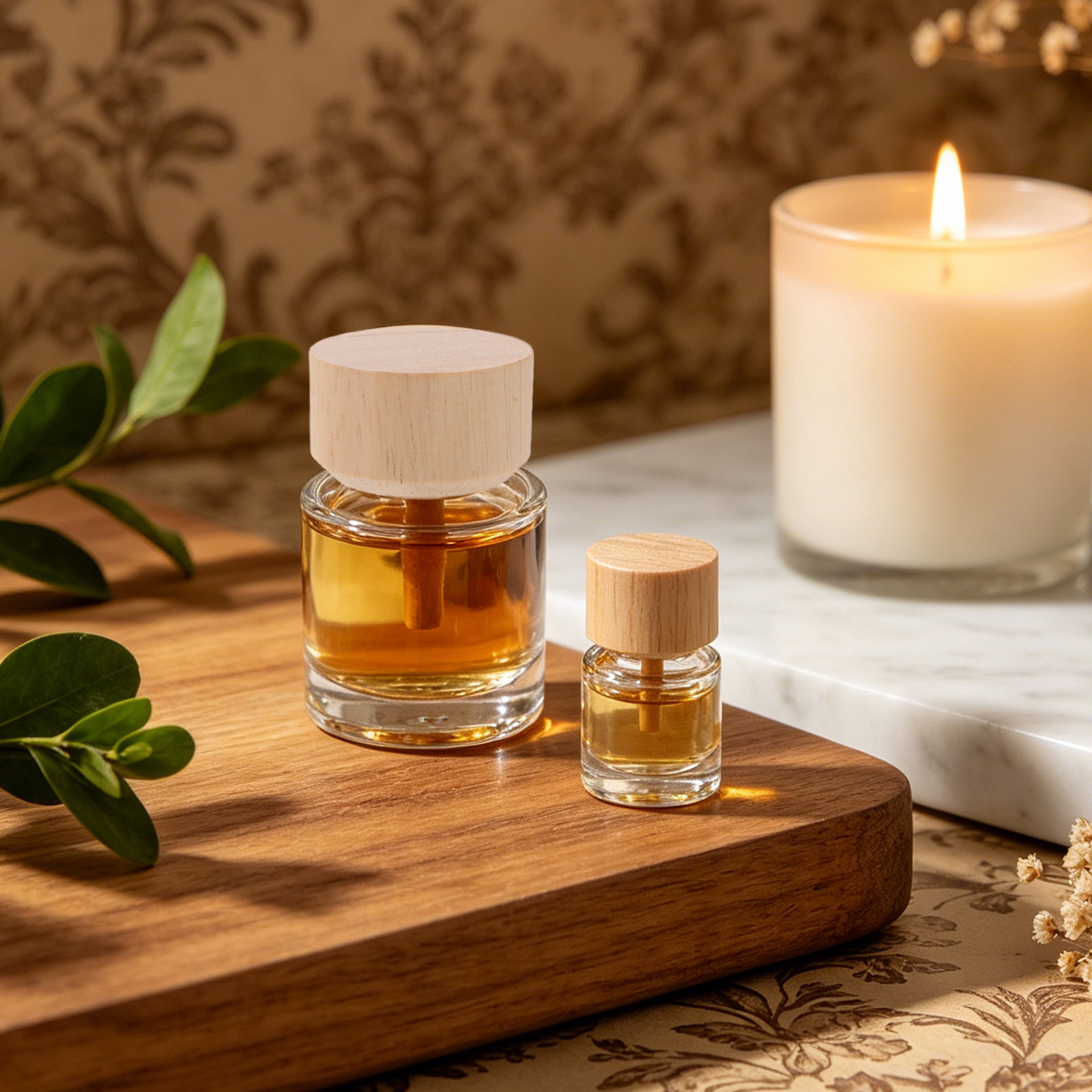 2Pcs Clear Glass Reed Diffuser - Home Fragrance Oils review and price